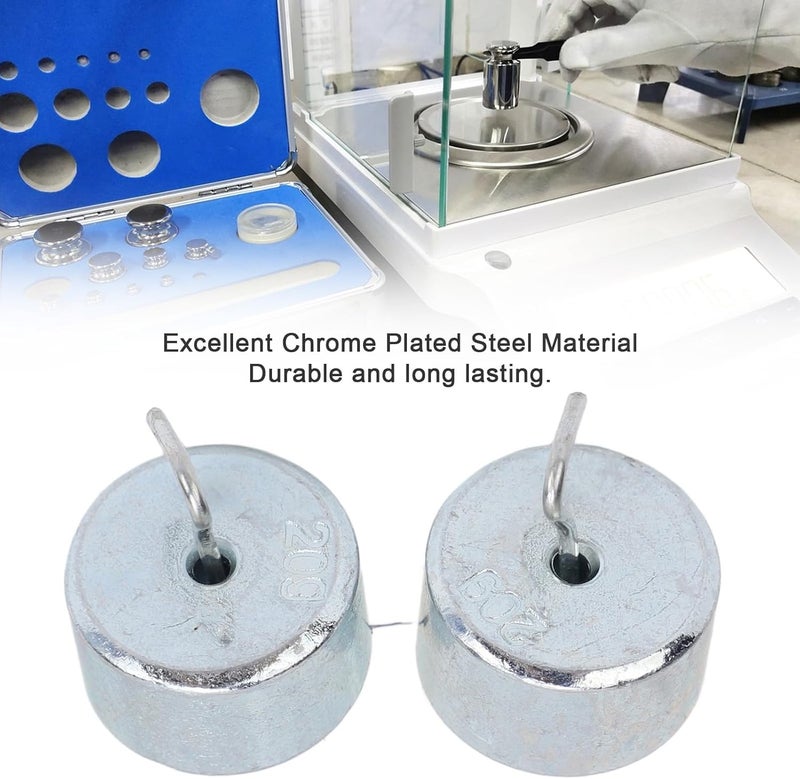 ZIZEV Hooked Weight Mass, ±2% Accuracy Hooked Weight Sturdy for Classroom - Image 2